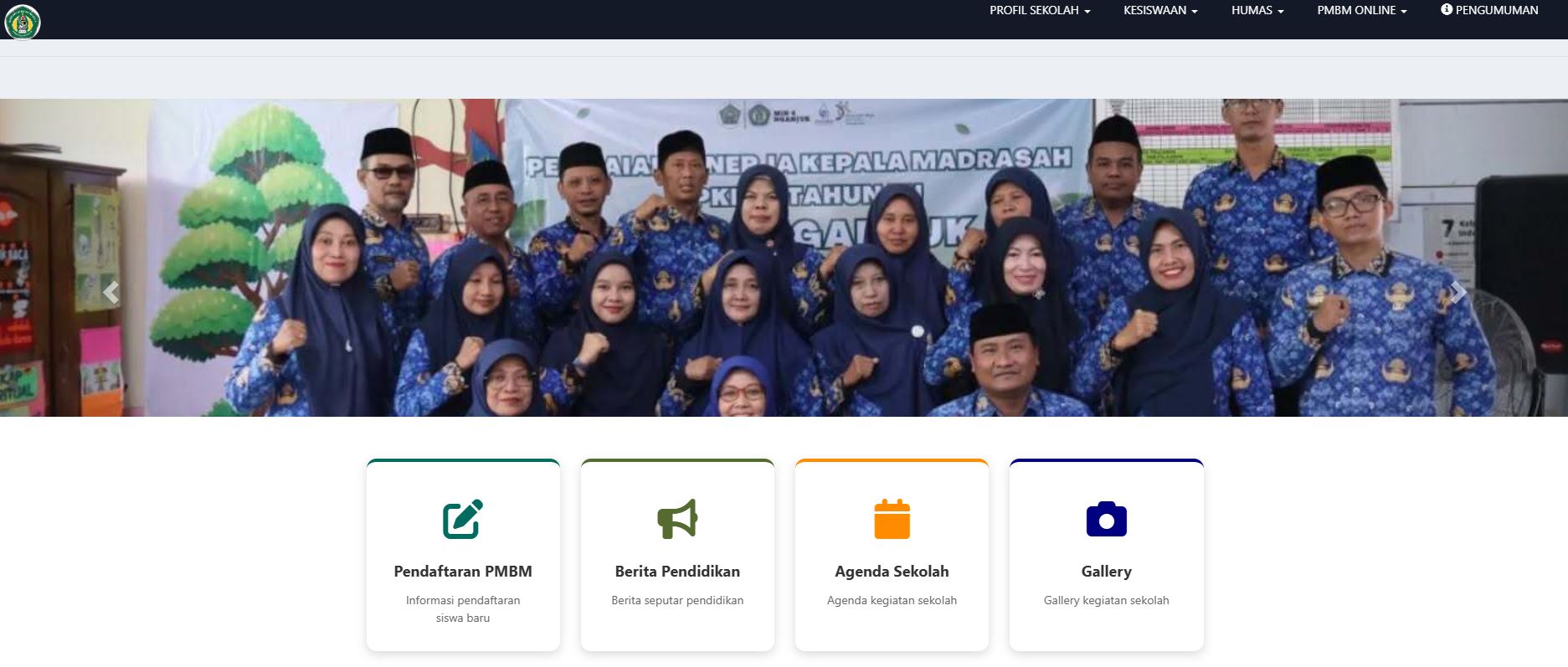 Website Profil MI Negeri 4 Nganjuk