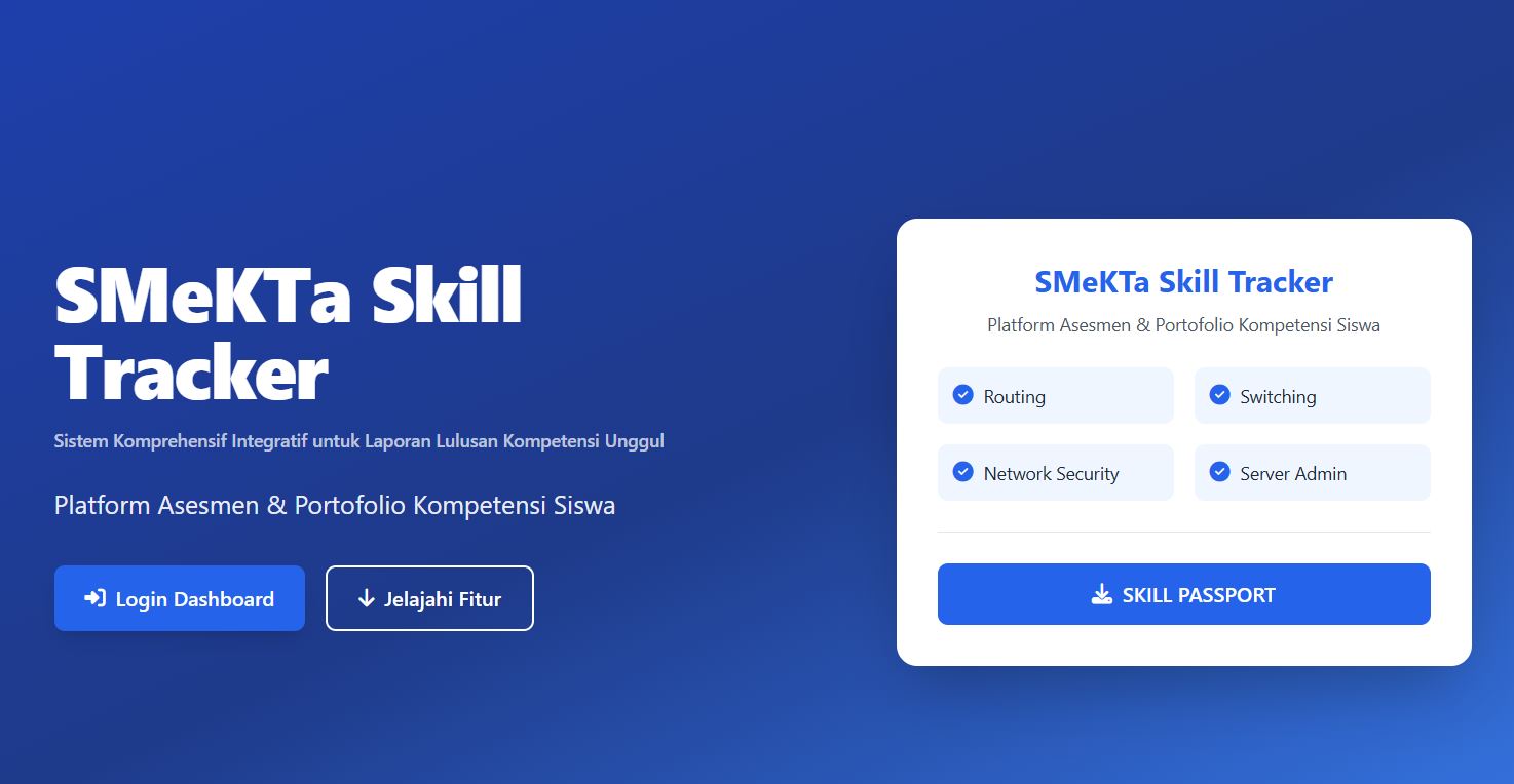 SMeKTa - Skill Tracker & Passport Siswa SMK